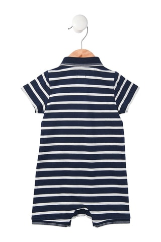 Playsuit - Wit en blauw