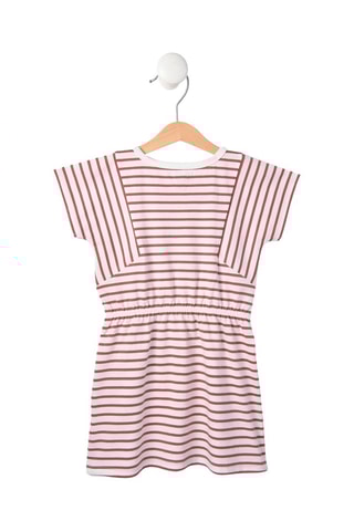 Jurk Pinil - Wit en roze