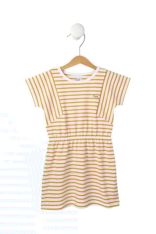Jurk Pinil - Wit en geel