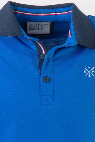 Polo Celono - Negro y azul