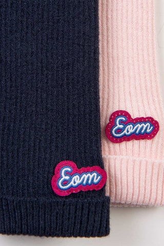 2 leggings Echeling - Bleu et rose