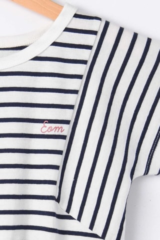 Jurk Pinil - Wit en blauw