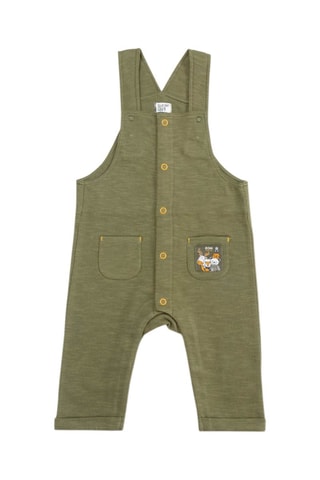 Tuinbroek - Wit en groen