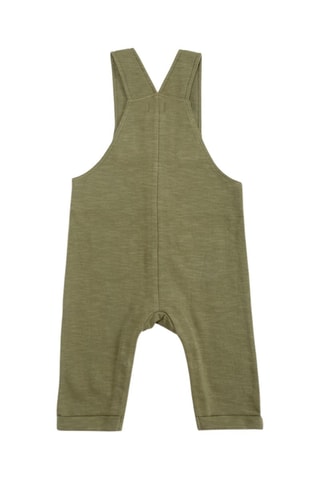 Tuinbroek - Wit en groen