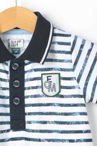 Polo Ezorel - Wit en blauw