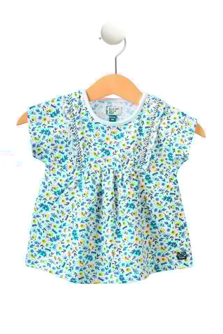 Blouse fleurie Crinola - Blanc