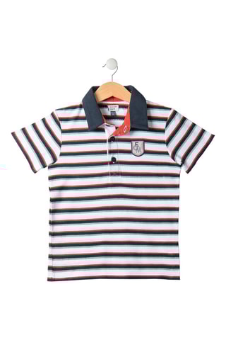 Polo Cabizkid - Wit, rood en blauw