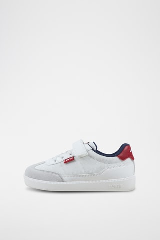 Sneakers Jackson SR - Ecru en rood