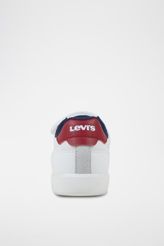 Sneakers Jackson SR - Ecru en rood