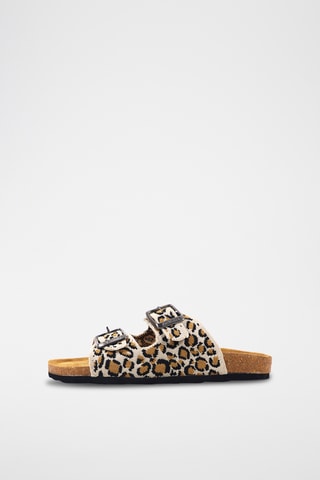 Muiltjes Meeks JR N - Beige en zwart