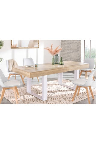 Table extensible Brixton - 160/200 x 75 x 80 cm