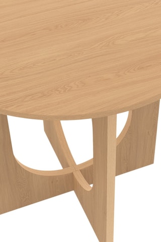 Mesa de comedor redonda Mathis de madera Ø 80 cm