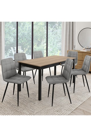 6 sillas Linda - 46 x 88 x 55 cm