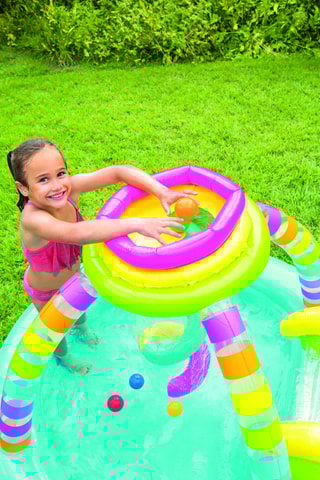 Zona de juego hinchable - Multicolor - Desde 2 años - Hasta 81 kg