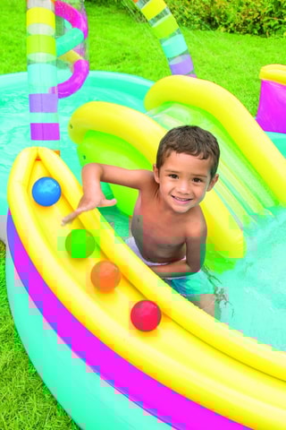 Zona de juego hinchable - Multicolor - Desde 2 años - Hasta 81 kg