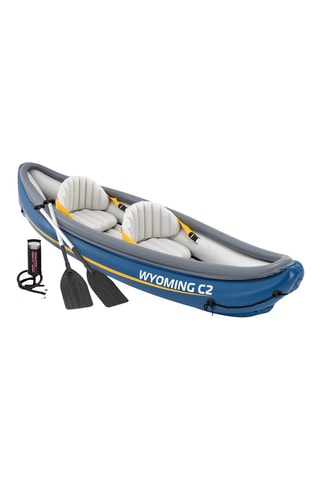 Kayak hinchable Wyoming C2 - Azul ­- 2 plazas - Hasta 180 kg