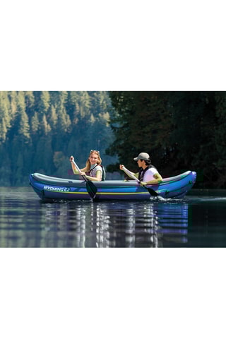 Kayak hinchable Wyoming C2 - Azul ­- 2 plazas - Hasta 180 kg