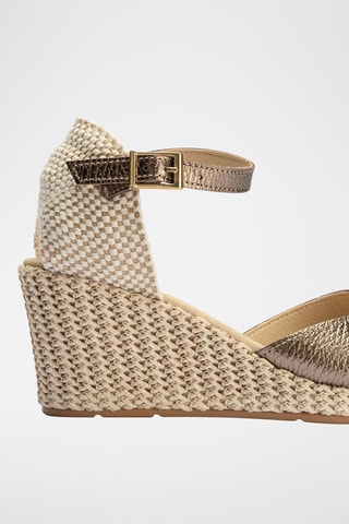 Espadrillas con zeppa - Grigio