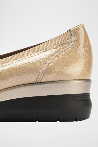 Ballerine in pelle verniciata - Beige