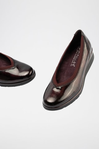 Ballerine in pelle verniciata - Rosso