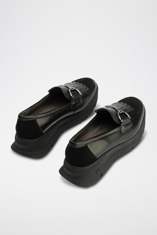 Mocassini in pelle - Nero