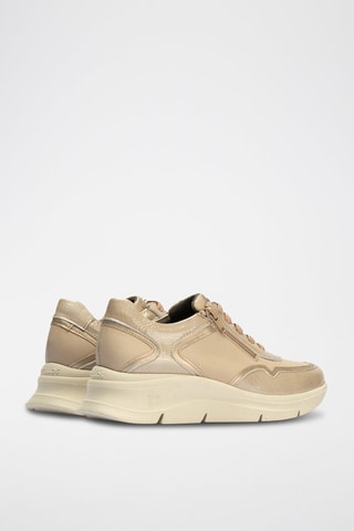 Sneakers in pelle - Beige