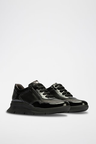 Sneakers in pelle - Nero