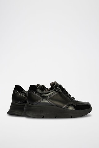 Sneakers in pelle - Nero