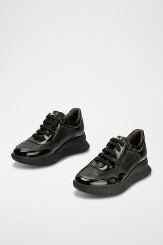Sneakers in pelle - Nero