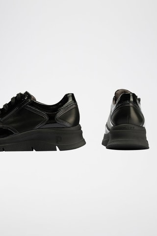 Sneakers in pelle - Nero