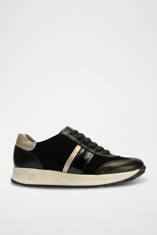 Sneakers in pelle - Nero