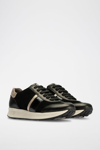 Sneakers in pelle - Nero