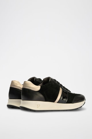 Sneakers in pelle - Nero