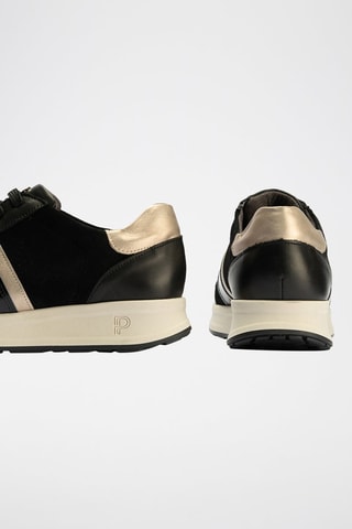Sneakers in pelle - Nero