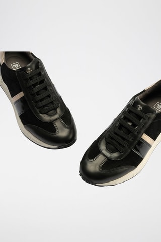 Sneakers in pelle - Nero