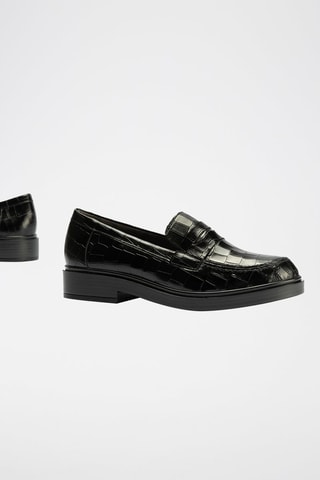 Mocassini in pelle nappa - Nero