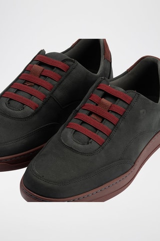 Sneakers in pelle scamosciata - Blu