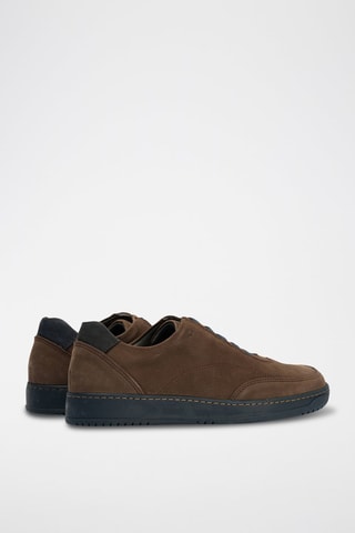 Sneakers in pelle scamosciata - Marrone