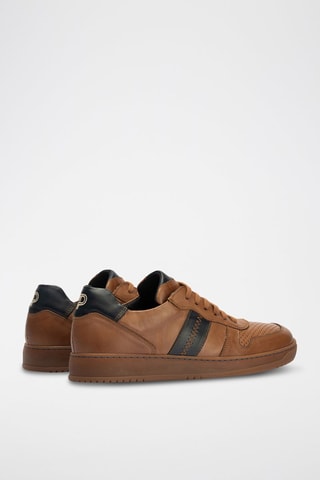 Sneakers in pelle nappa - Marrone