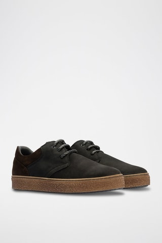 Sneakers in pelle - Nero