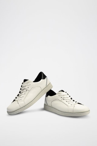 Sneakers in pelle nappa - Bianco