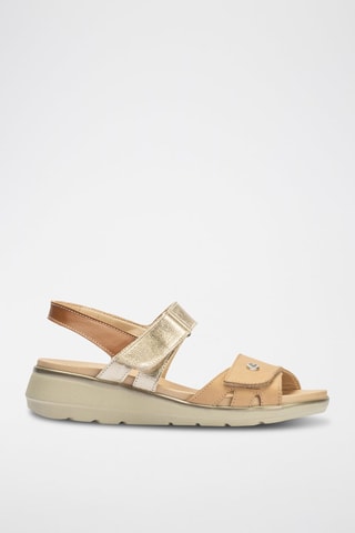 Sandali in pelle nappa - Grigio