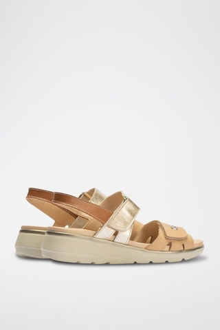 Sandali in pelle nappa - Grigio