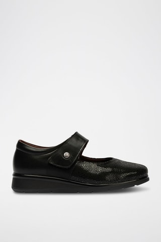 Scarpe baby in pelle nappa - Nero