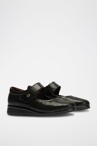 Scarpe baby in pelle nappa - Nero