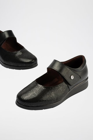 Scarpe baby in pelle nappa - Nero