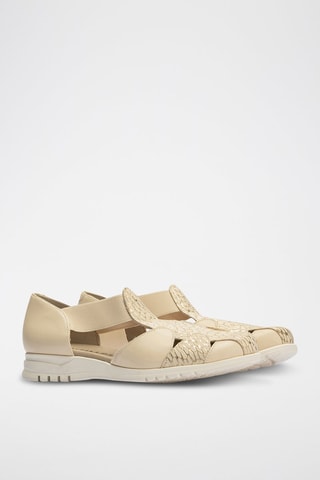 Sandali in pelle - Bianco