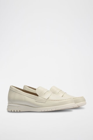 Mocassini in pelle nappa - Bianco