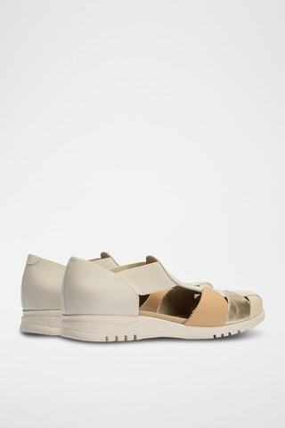 Sandali in pelle nappa - Beige