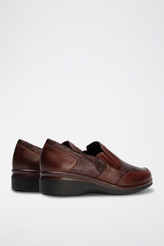 Slip-on in pelle - Rosso